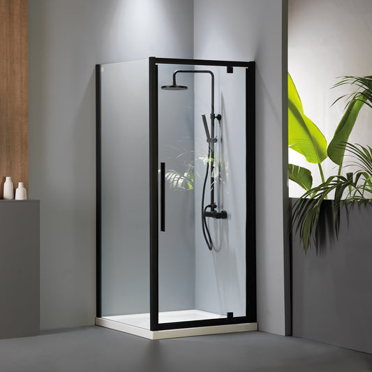 OPENING SHOWER DOOR FLOW PIVOT CLEAN GLASS 