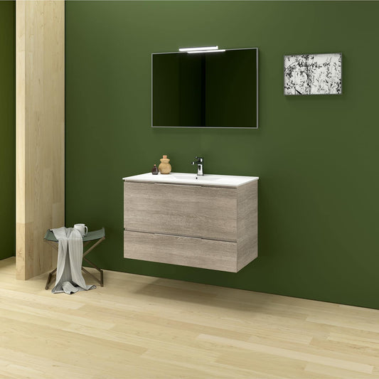 Bathroom Furniture Zebis Smile 090 Melamine 