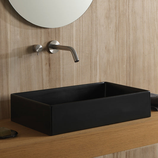 TABLE WASHER THEOREMA 5101 BLACK MATT 60X40