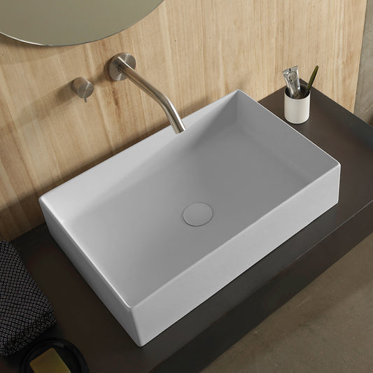 TABLE WASHER THEOREMA 5101 WHITE MATT 60X40